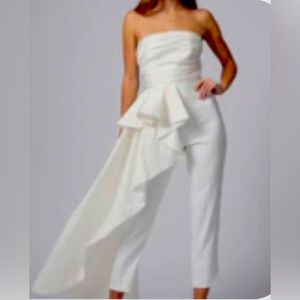 NWT Jay Godfrey White/Ivory Jumpsuit